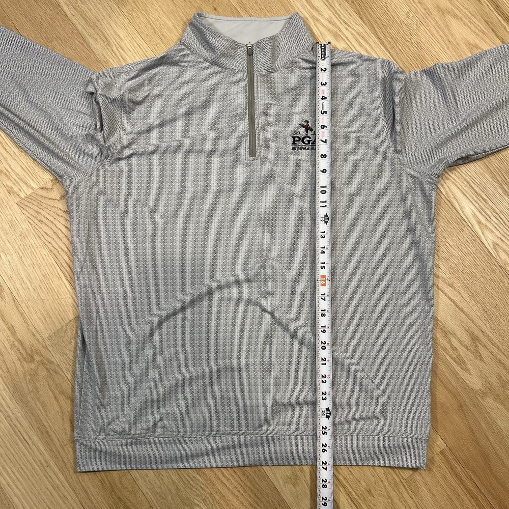 Peter Millar Pullover Performance Quarter Zip Men… - image 9